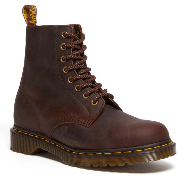 Glany Dr Martens 1460 Pascal Waxed Full Grain Chestnut Brown