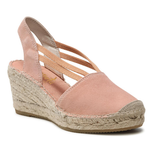 Espadryle Vidorreta Valenciana Elasticos Nude Eobuwie Pl