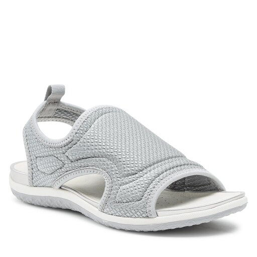 Sandali Geox D Sandal Vega D R B C Grigio Escarpe It