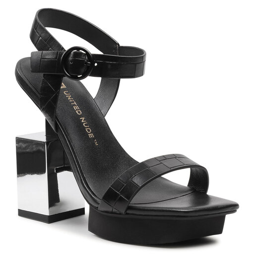 Sanda Y United Nude Cube Sandal Hi Czarny Eobuwie Pl