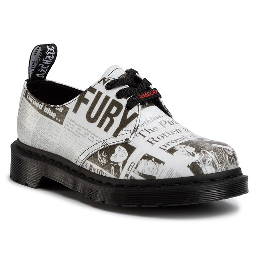 Halbschuhe Dr Martens Sex Pistols Wei Eschuhe De