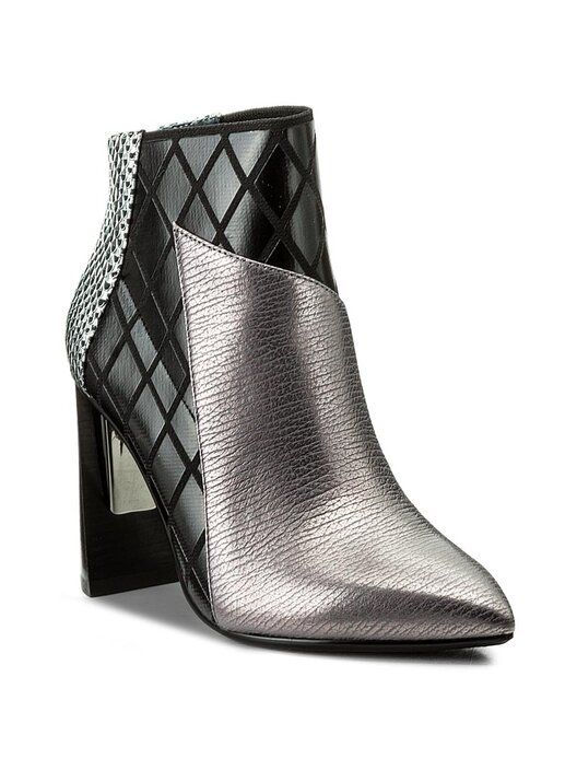 Botki United Nude Zink Hi Srebrny Eobuwie Pl