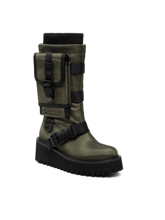 Kozaki United Nude Combat Pocket Zielony Eobuwie Pl