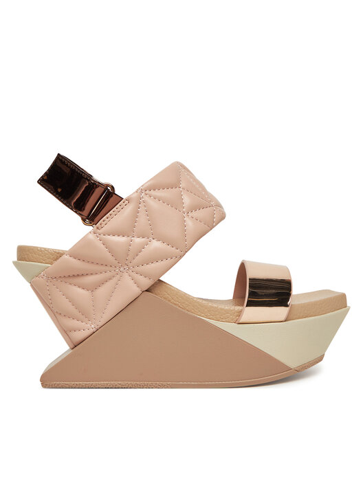Sandalen United Nude Delta Wedge Puffy Beige Eschuhe De