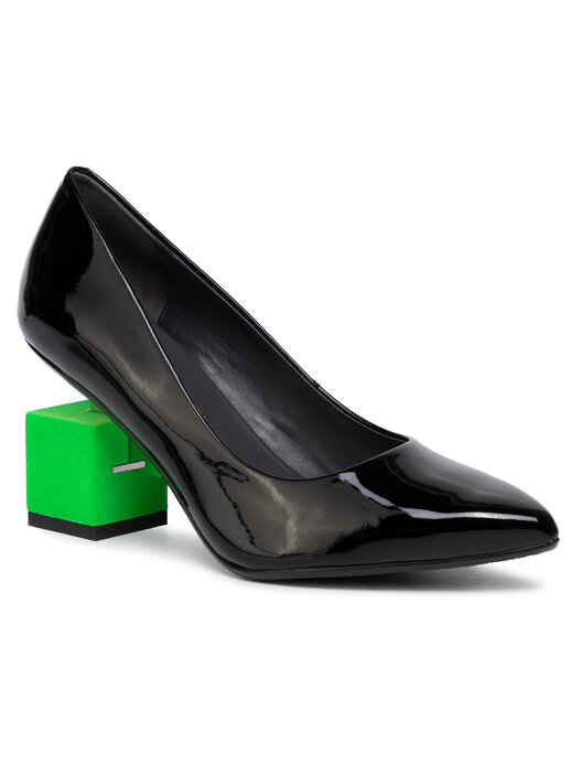 Półbuty United Nude Cube Pump 1034276119 Czarny eobuwie pl