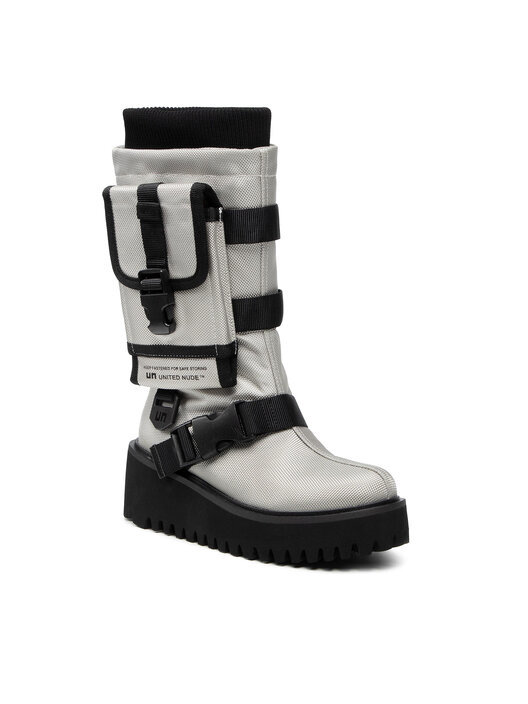 Stiefel United Nude Combat Pocket Grau Eschuhe De