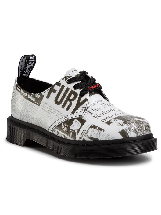 Halbschuhe Dr Martens Sex Pistols Wei Eschuhe De