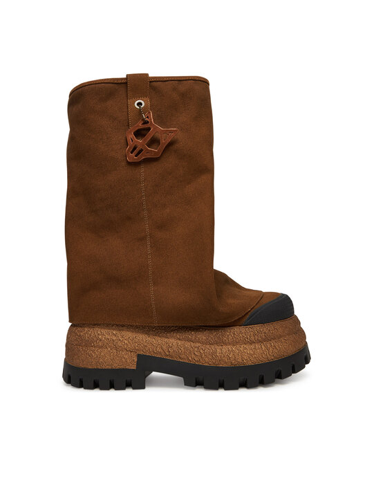 Stiefeletten Naked Wolfe Disturb Braun Eschuhe De