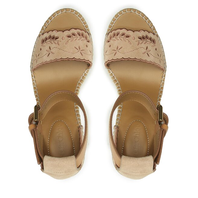 Espadryle See By Chlo Sb A Nude Eobuwie Pl