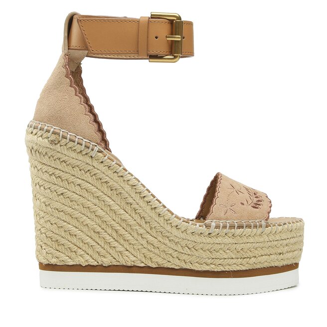Espadryle See By Chlo Sb A Nude Eobuwie Pl