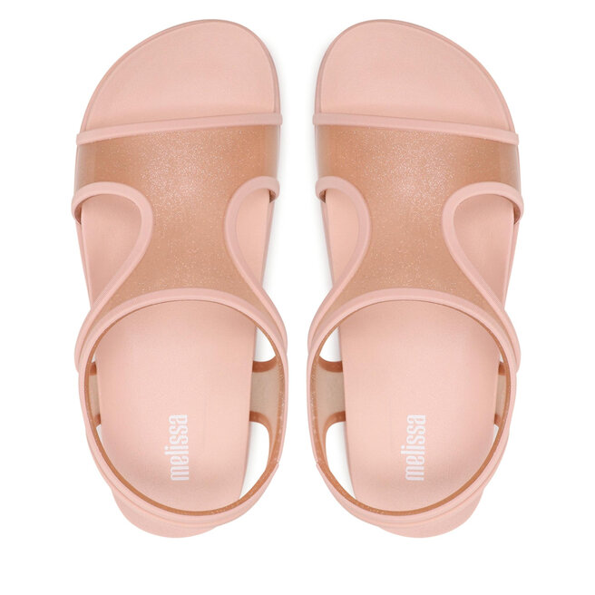 Sandały Melissa Bikini Platform Ad 33430 Pink Pink Glitter 53328