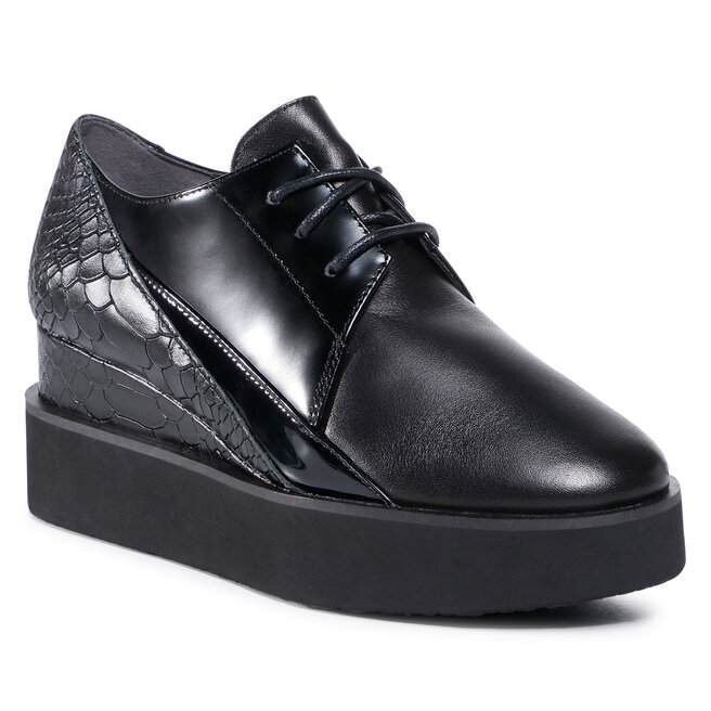 Scarpe Basse United Nude Spark Derby Nero Escarpe It