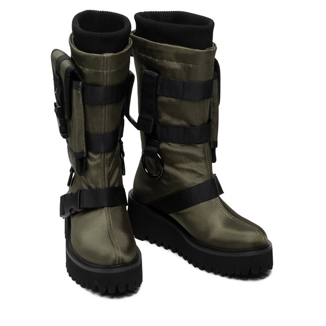 Kozaki United Nude Combat Pocket Khaki Eobuwie Pl