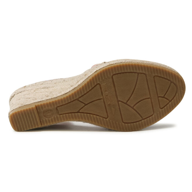 Espadryle Vidorreta Valenciana Elasticos Nude Eobuwie Pl