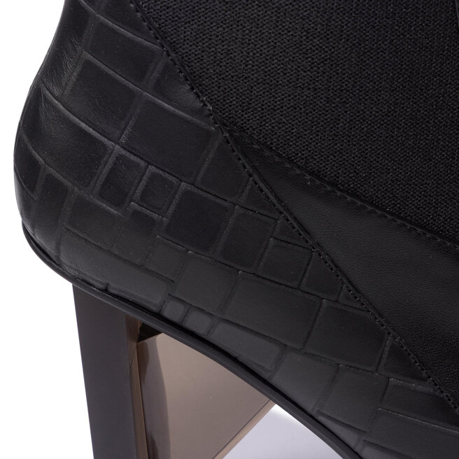 Botki United Nude Spark Hi Black Eobuwie Pl