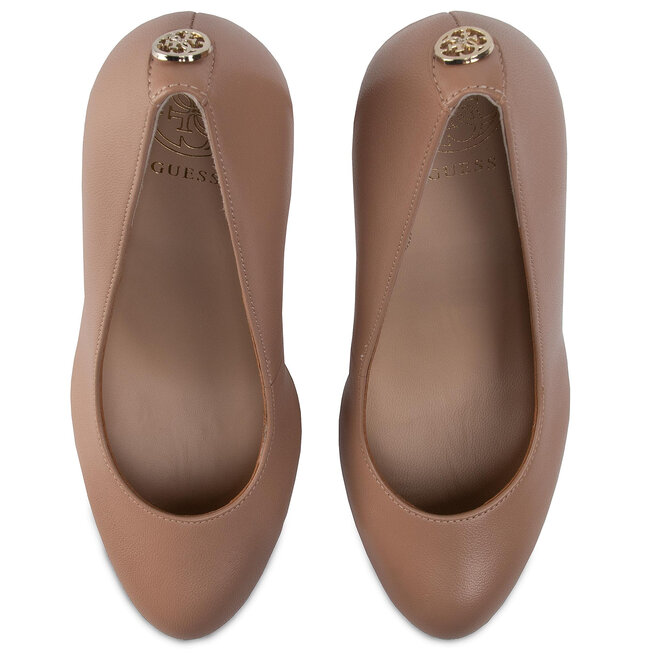 Szpilki Guess Eliada FL5EID LEA08 NUDE Eobuwie Pl