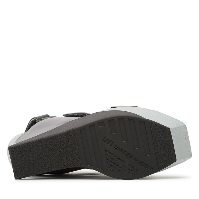 Sanda Y United Nude Delta Wedge Sandal Szary App Eobuwie