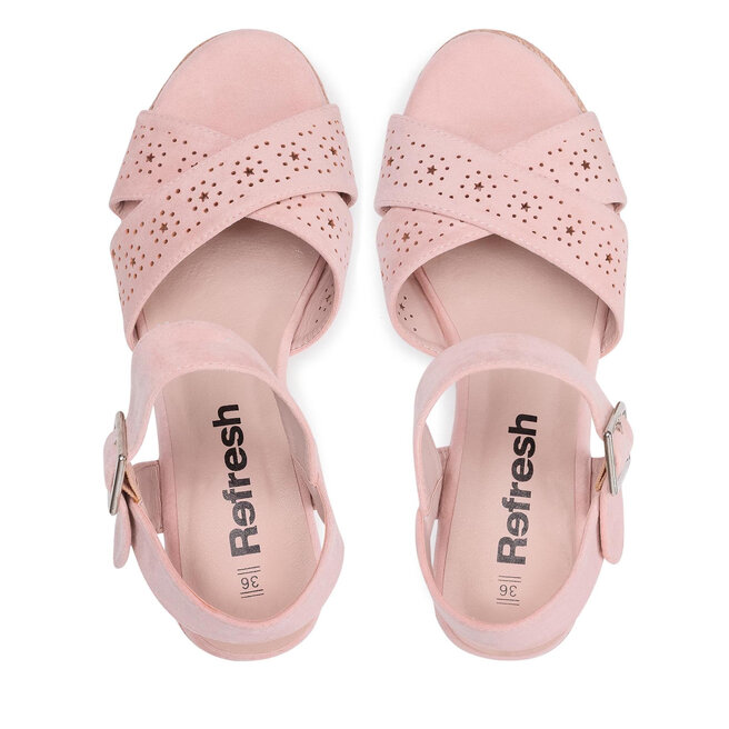 Espadryle Refresh Nude Eobuwie Pl