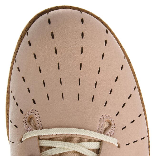 Κλειστά παπούτσια Clarks Tri Etch 261325274 Nude Pink Leather