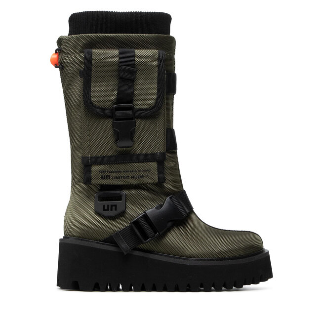 Kozaki United Nude Combat Pocket Khaki Eobuwie Pl