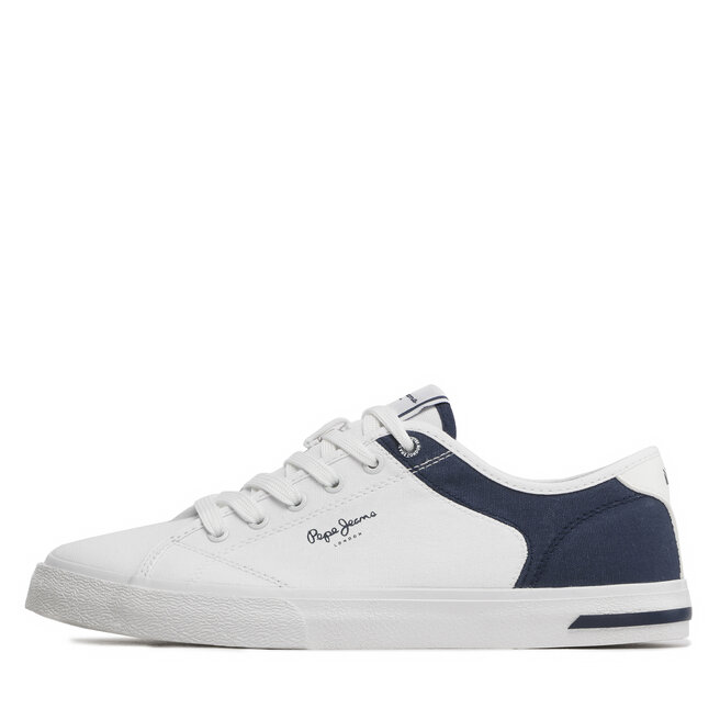 Tenis Wki Pepe Jeans Kenton Road M Pms Bia Y Eobuwie Pl