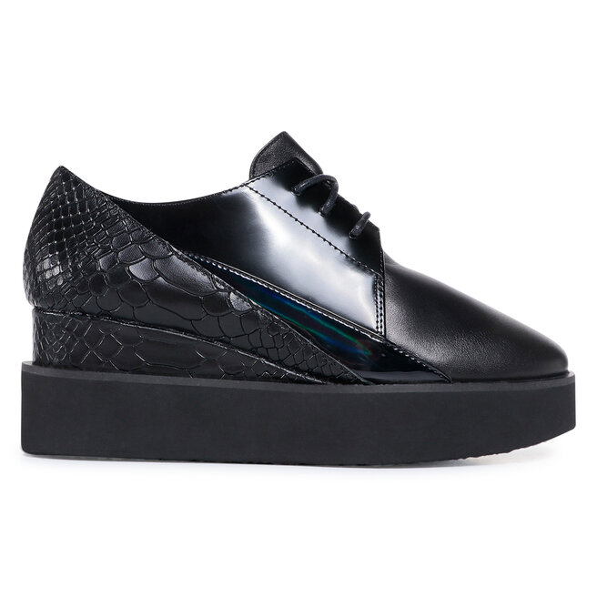 Scarpe Basse United Nude Spark Derby Nero Escarpe It