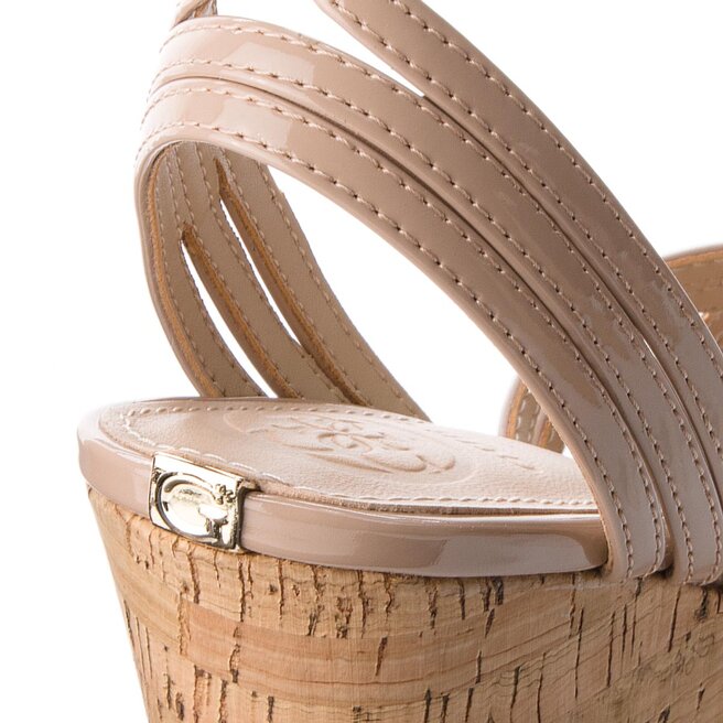Sandalen Guess Ginny Flgny Paf Nude Eschuhe De