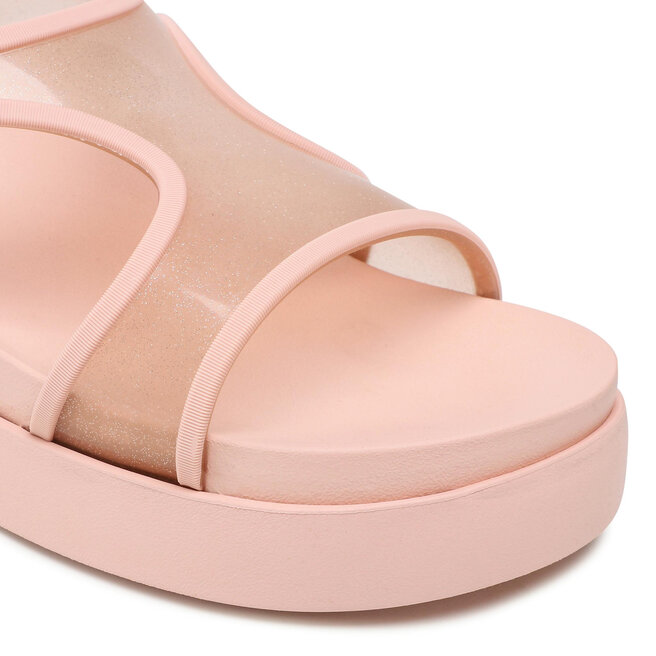 Sandały Melissa Bikini Platform Ad 33430 Pink Pink Glitter 53328
