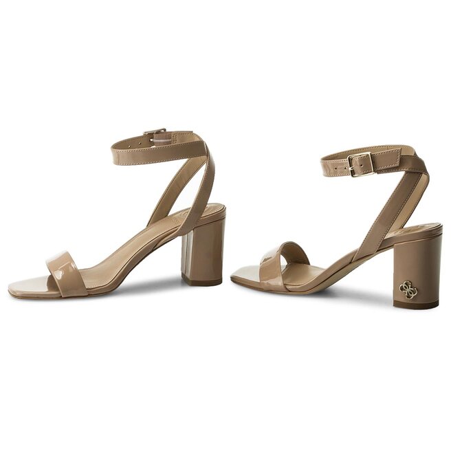 Sandalen Guess Annabel Flann Paf Nude Eschuhe De
