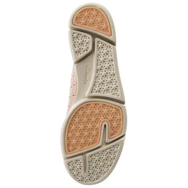 Κλειστά παπούτσια Clarks Tri Etch 261325274 Nude Pink Leather