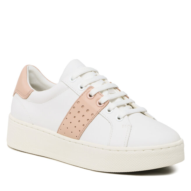 Zapatillas Geox D Skyely B D35QXB 00085 C1Z8Z White Nude Zapatos Es