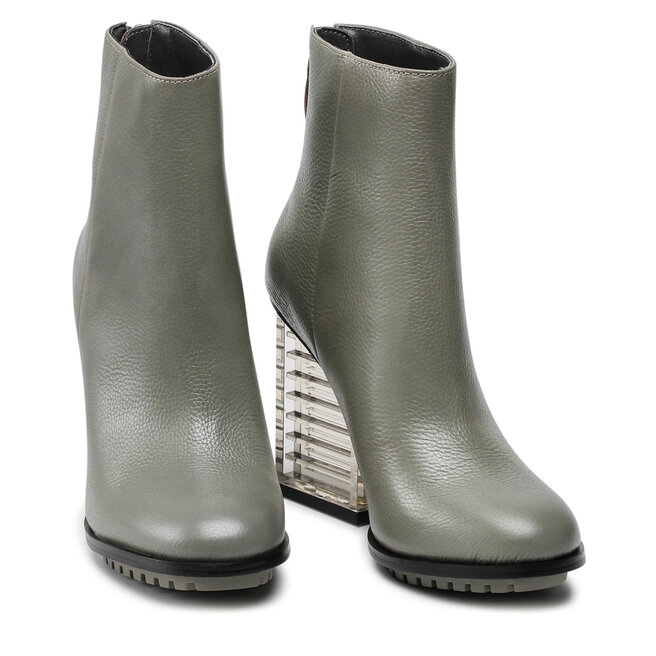 Botki United Nude Hi Rise Bootie Hi Gravity Grey Eobuwie