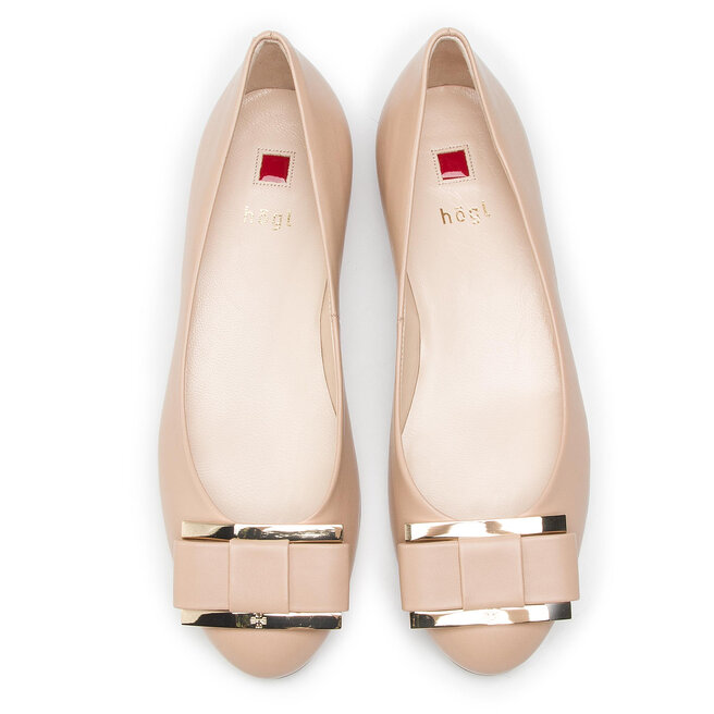 Baleriny H Gl Nude Eobuwie Pl