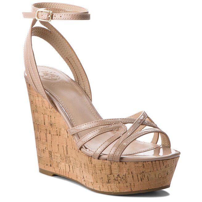 Sandalen Guess Ginny Flgny Paf Nude Eschuhe De