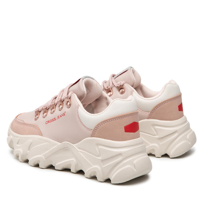 Sneakersy Cross Jeans Kk R C Nude Eobuwie Pl