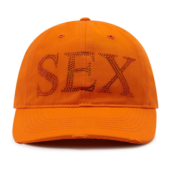 Czapka Z Daszkiem Sex Hat Pomara Czowy Eobuwie Pl