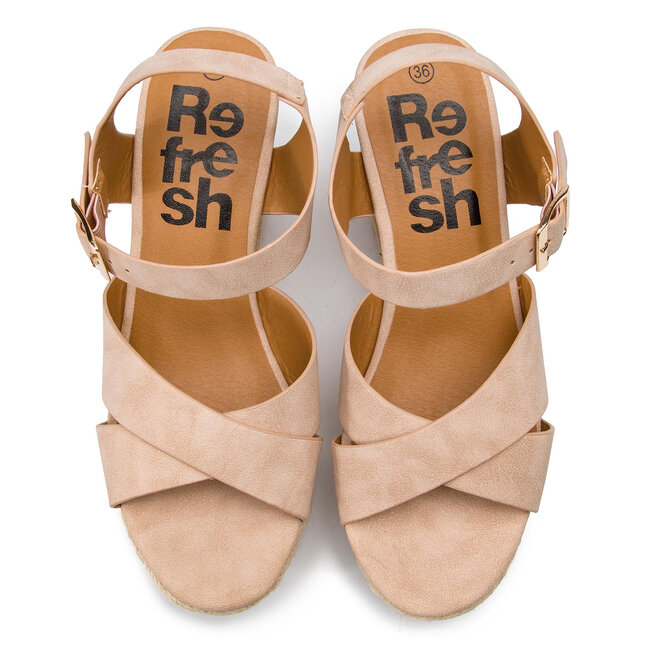 Espadryle Refresh 69796 Nude Eobuwie Pl