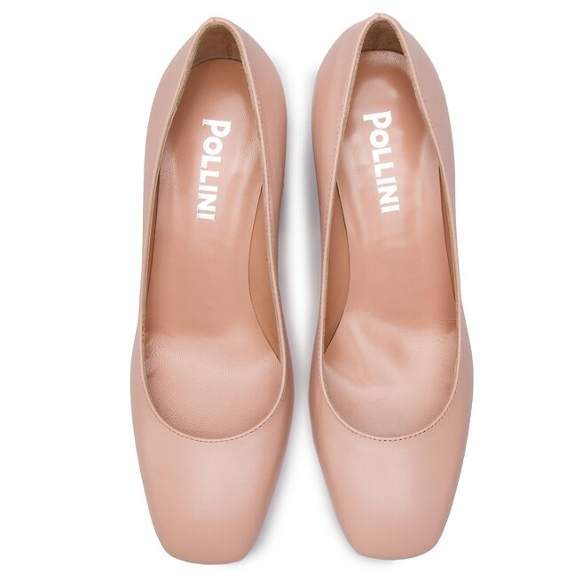 Halbschuhe Pollini SA10366C17TD260A Vit Nude Nude Eschuhe De