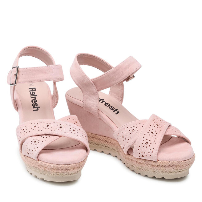 Espadryle Refresh Nude Eobuwie Pl