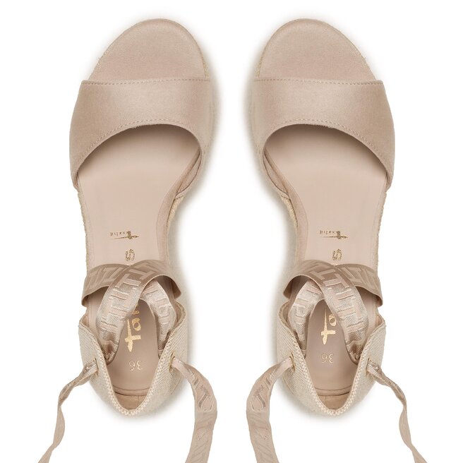 Espadryle Tamaris Nude Eobuwie Pl