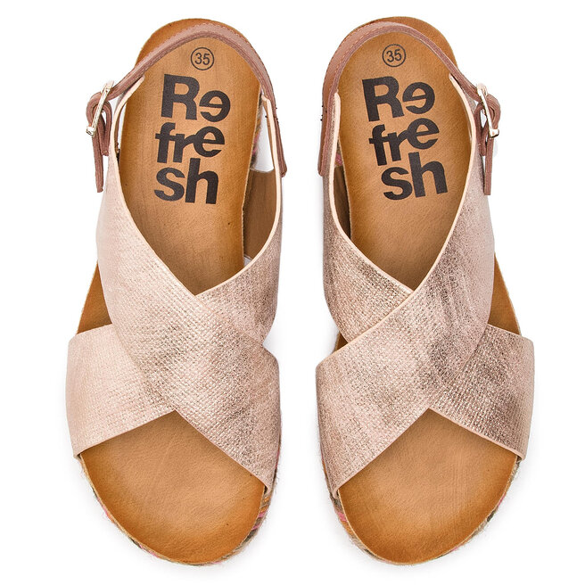 Espadryle Refresh 69790 Nude Eobuwie Pl