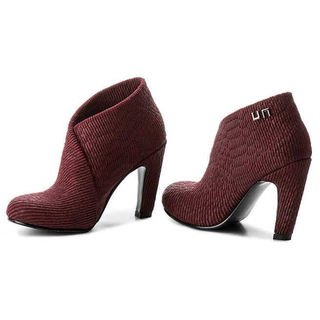 Botki United Nude Fold Hi 1002633111 Bordowy Eobuwie Pl