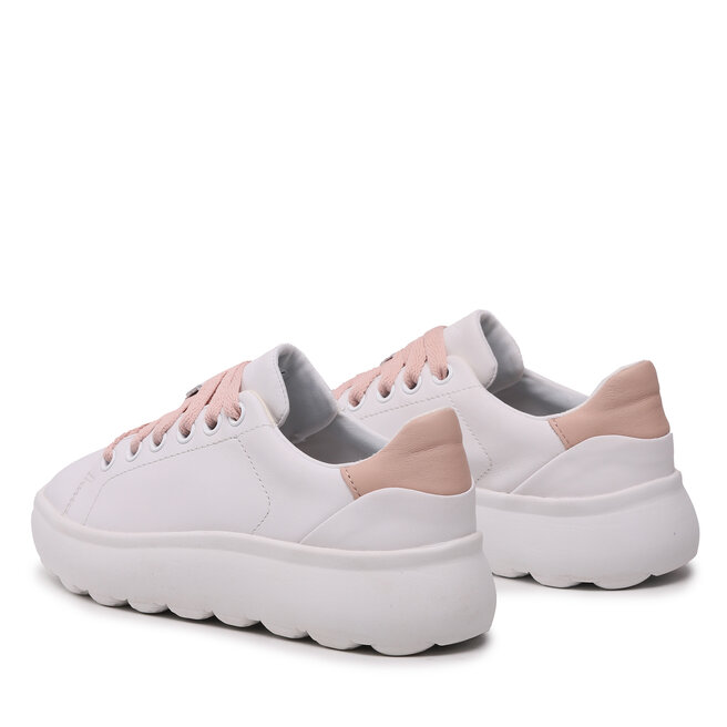Sneakers Geox D Spherica Ec B D Tcb C Z Z White Nude Eschuhe De