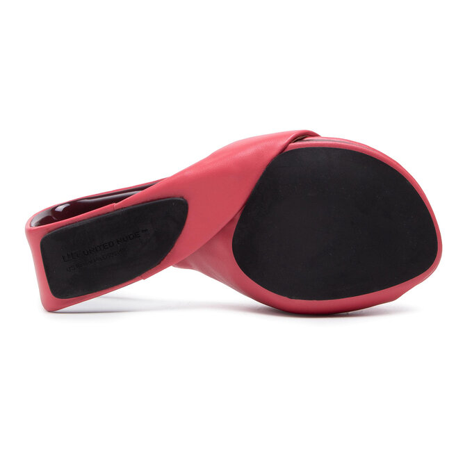 Pantoletten United Nude Mobius Hi Pink Eschuhe De