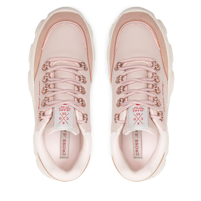 Sneakersy Cross Jeans Kk R C Nude Eobuwie Pl