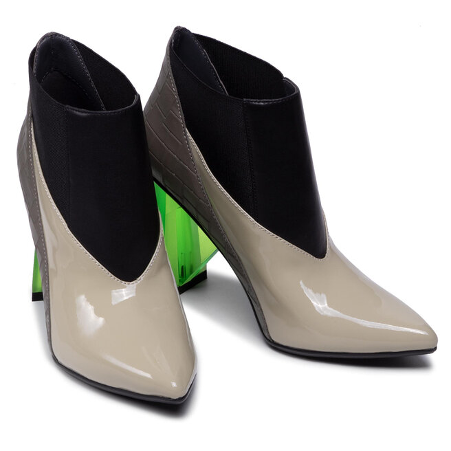 Stiefeletten United Nude Spark Hi Silver Gray Eschuhe De