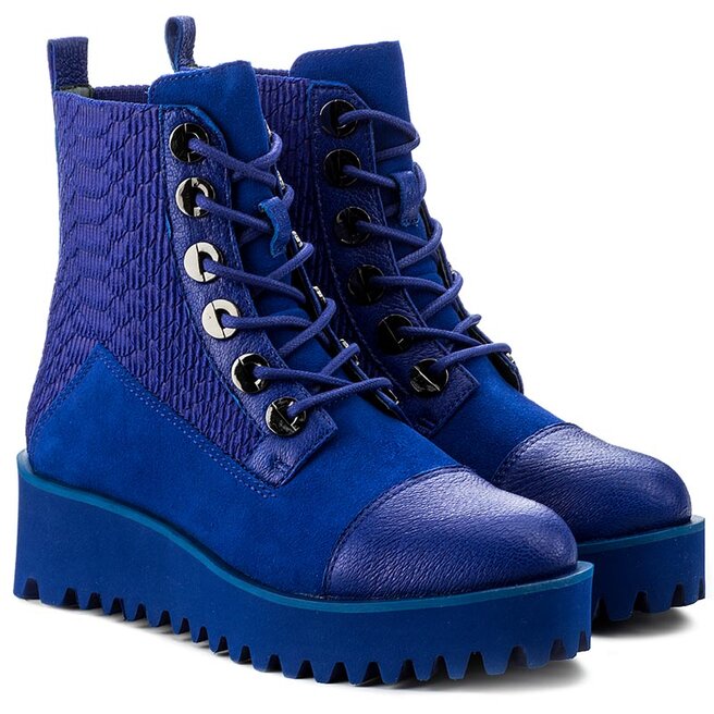 Botki United Nude Combat Cobalt Eobuwie Pl