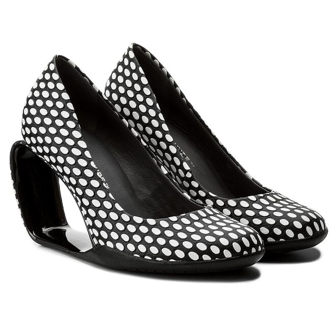 Pantofi United Nude Step Mobius Pump 1010554620 Black White Mix