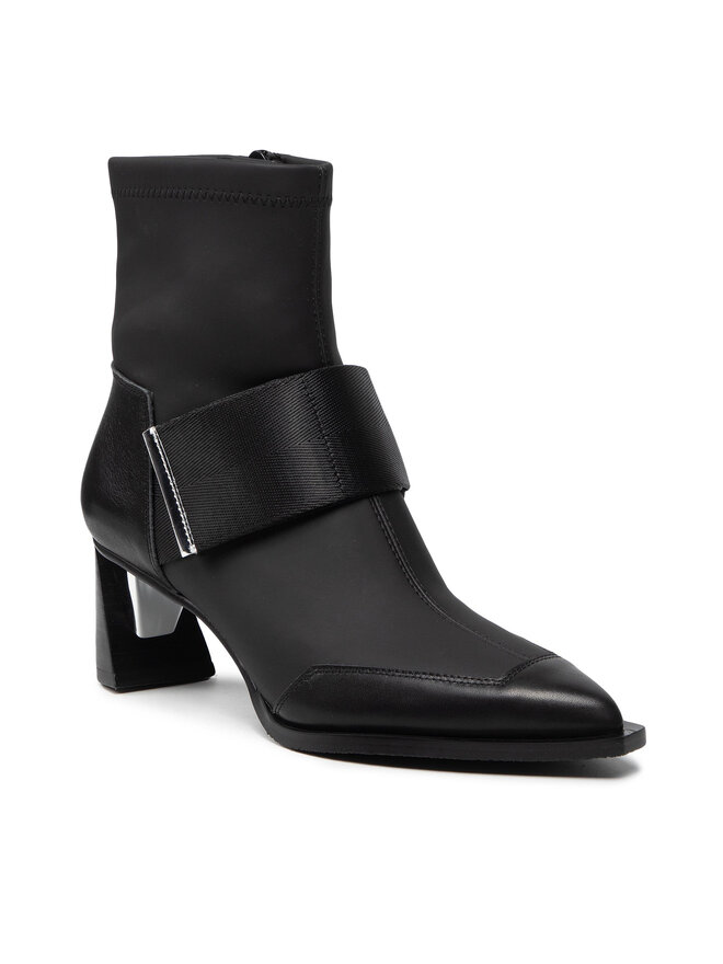 Bokacsizma United Nude Zink Run Bootie Mid Fekete Ecipo Hu