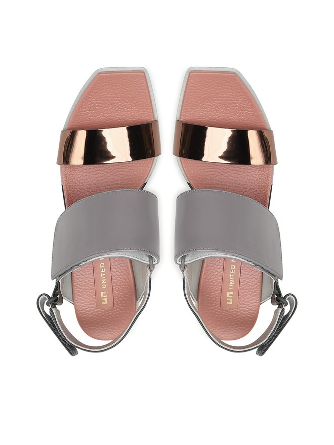 Sandalen United Nude Delta Wedge Sandal Grau Eschuhe De